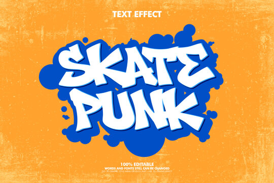 Free style street art graffiti text ffect