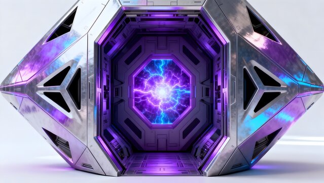 Futuristic scifi energy chamber