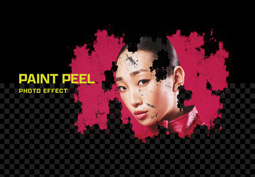 Paint Peel Photo Effect
