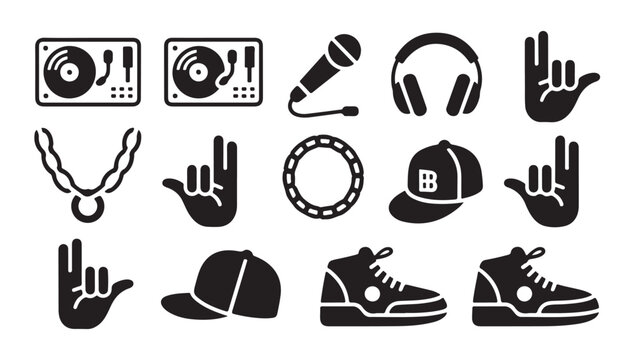 Hip hop icons music gear jewelry and accessories for rap culture and urban lifestyle.