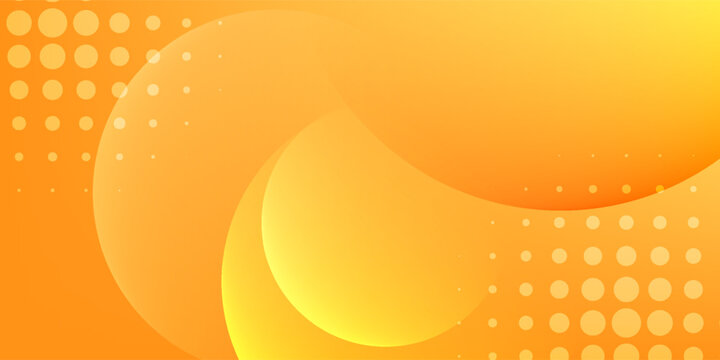 Abstract Orange and Yellow Gradient Background with Halftone Dot Pattern