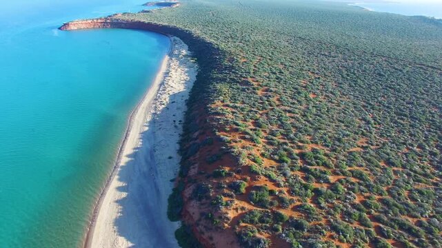 Cape Peron, Western Australia. Seaside and red rocks
