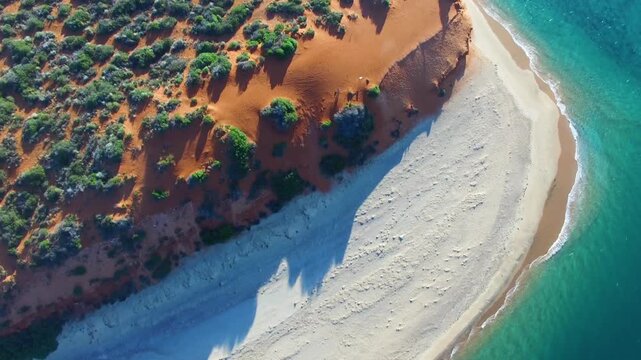 Cape Peron, Western Australia. Seaside and red rocks