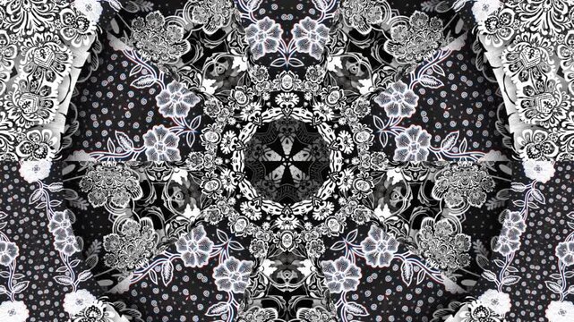 Black & White Batik