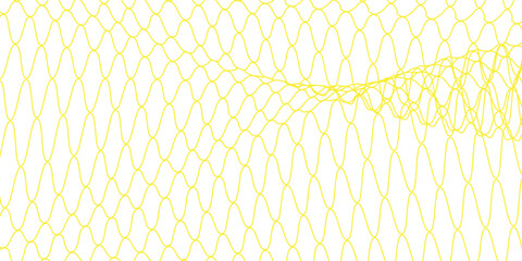 Mesh texture for fishing nets gold color gradient. Seamless pattern for sportswear or soccer goal, volleyball net, basketball hoop. abstract background vector. © syafa