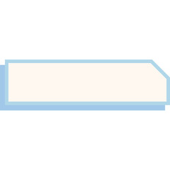 Obraz premium Flat Text Bar