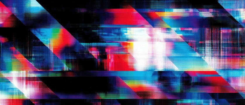 Abstract digital glitch art background