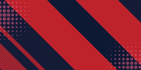 Fototapeta premium Blue red abstract presentation background with stripes lines