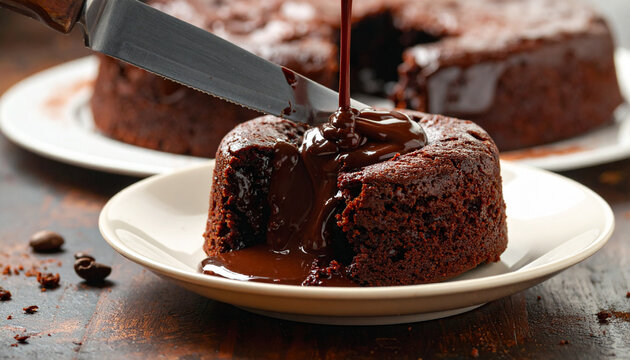 Chocolate cake dessert