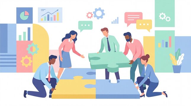 business people in a meeting room