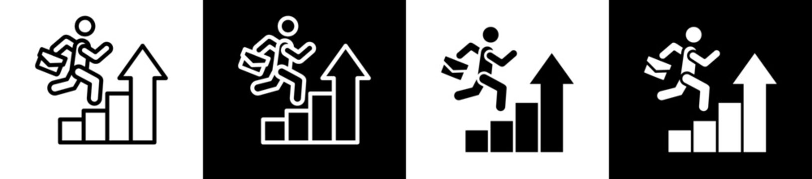Personal Development Icon Multiple Style Vector Collection   