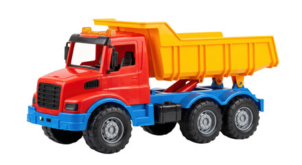 Colorful plastic dump truck toy for kids © shuphanida