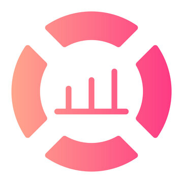 infographic gradient icon