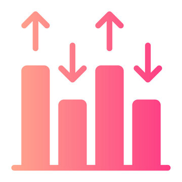 growth gradient icon
