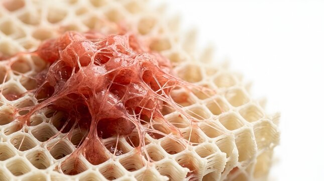 Extreme Macro Texture of a Bio-Cement Brick Surface