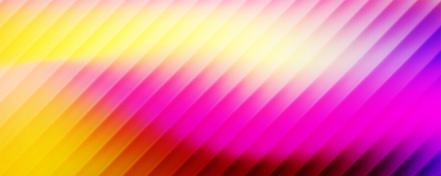 Vibrant abstract diagonal stripes background with warm color transitions