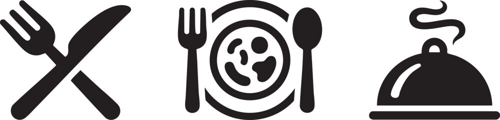 Obraz premium Traditional Food Gourmet Culinary Art Icon