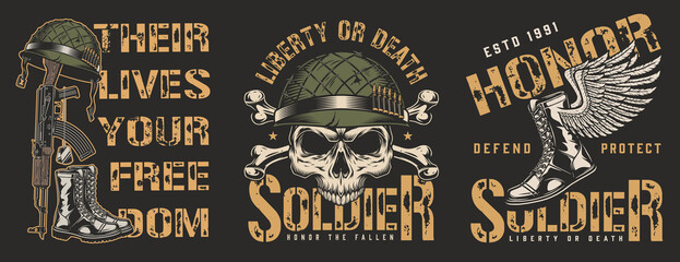 A soldier's skull design © DGIM studio