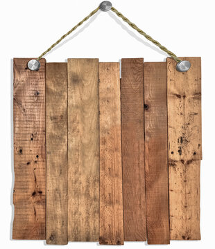 Panneau suspendu en bois de palette 