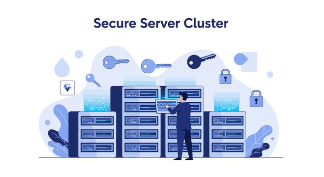 Secure Server Cluster - Data Security, Network Access, IT Infrastructure