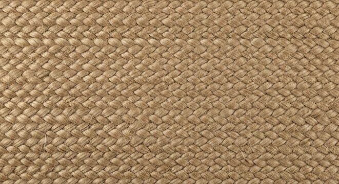 Intricately Woven Jute Fabric Texture in Natural Earthy Tones