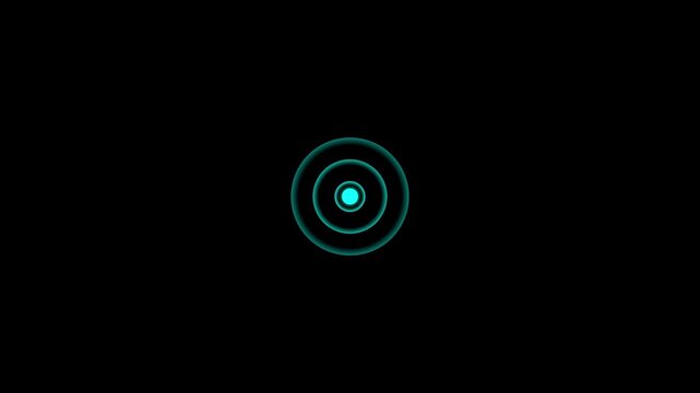 Radio waves concept. network tower produced radio wave concept.