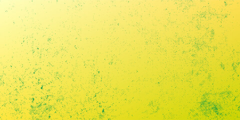 Abstract yellow and green gradient background with halftone dot texture. Modern distressed pop art style for creative posters, industrial backdrops, or vibrant graphic design projects. © nawari