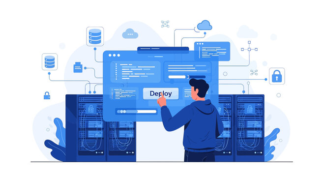 IT Professional Deploys Server System with Modern Network Technology