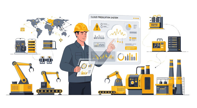Industrial Automation Engineer with Cloud System & Robots at Factory