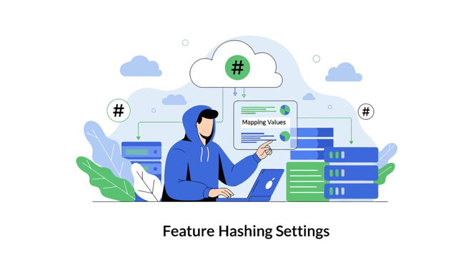 Feature Hashing Settings: Data Processing, Cloud Storage & IT Infrastructure