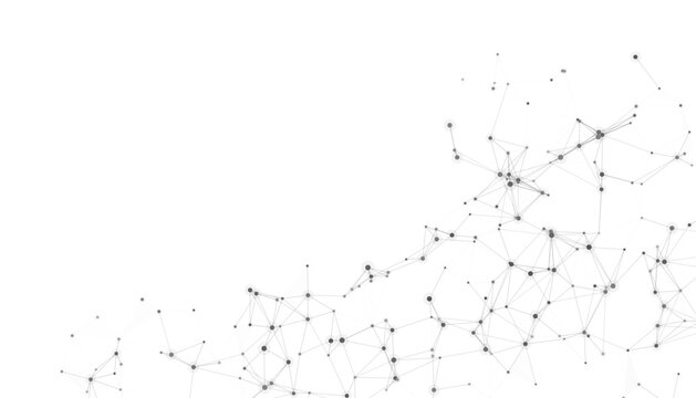 Minimal Geometric Plexus Network Connection Background