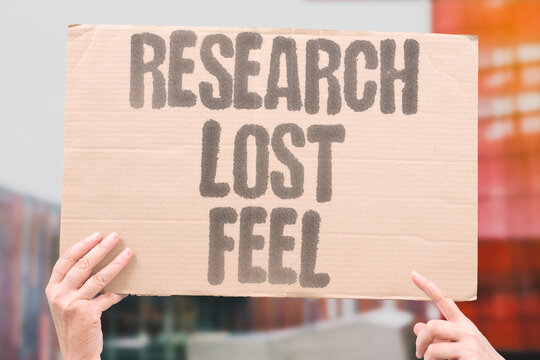 "Research Lost Feel" Evidence-based research loses credibility when emotion overrides data. EVIDENCE. RESEARCH. CREDIBILITY. EMOTION. SCIENTIFIC.