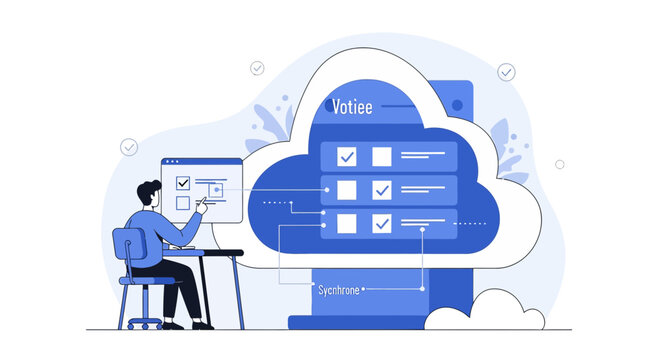 Digital Voting Cloud System, Online Election, Data Management