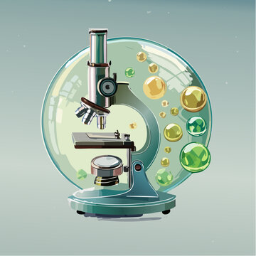 Microscope Science Laboratory Equipment.
