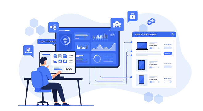 Data Management System - Analytics, Cloud Storage, Network Security