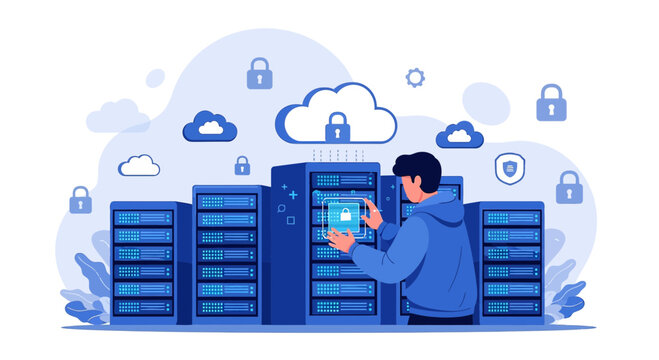 Data Center Security: Cloud Storage, Server Racks, and Network Protection