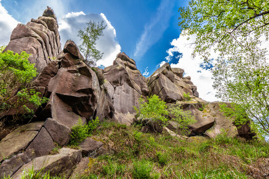 Black Rocks, is a small outcrop of ashover gritstone, between Cromford and Wirksworth in Derbyshire, the Peak District, England. 