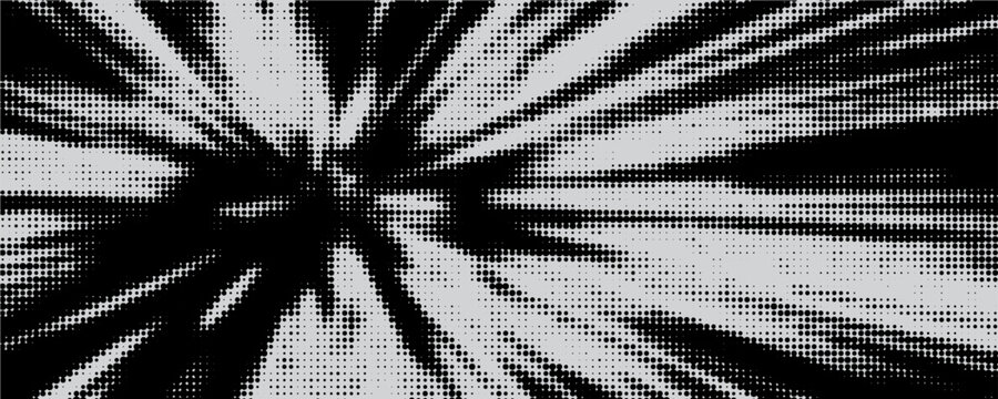 Abstract comic book flash explosion radial lines on transparent background. Vector illustration