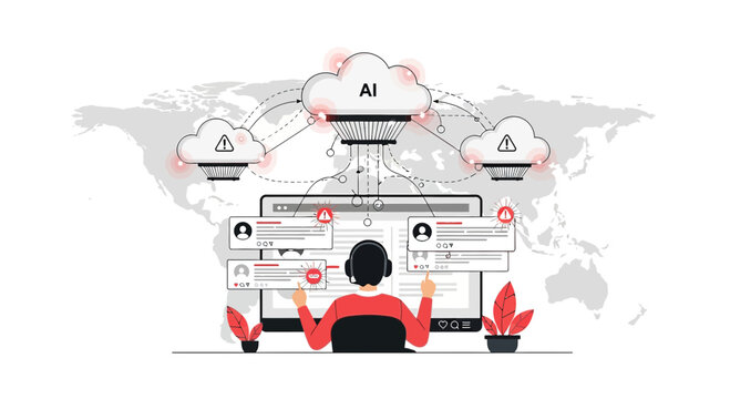 AI powered crisis management, remote monitoring, data analytics, global network