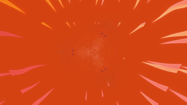 Vibrant orange sunburst background texture.