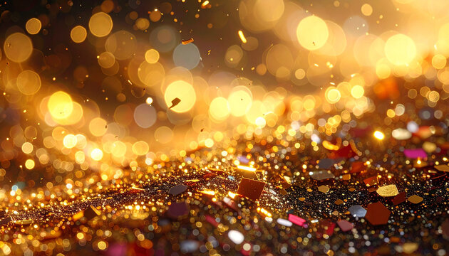 Abstracte glitter bokeh-achtergrond