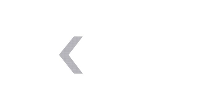 Abstract glowing arrow icon animation. Animated arrows for the overlay video layer. arrow icon concept animation