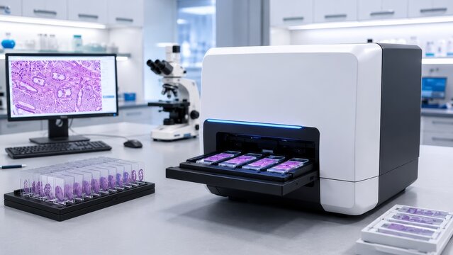 Automated Histology Slide Scanner in Modern Digital Pathology Laboratory