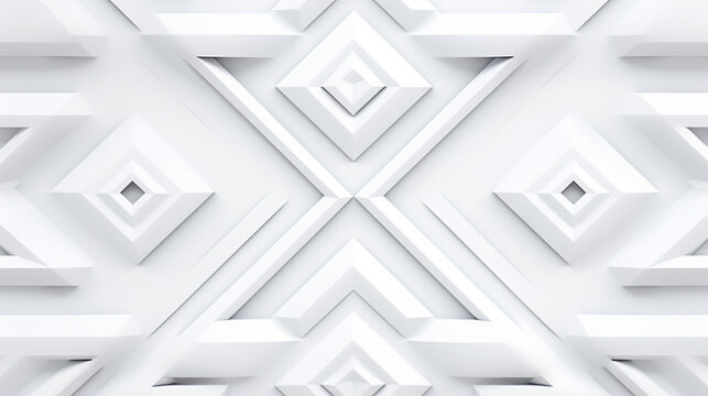 Decorative elements isolated on white background. Ethnic background. Aztec geometric ornament.