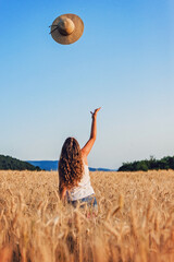 Young girl in the field © carinne