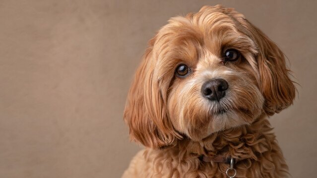 liberality. Closeup portrait of an adorable dog with soft lighting and copy space. wildlife magazines, conservation campaigns, designed for nature documentaries and education.