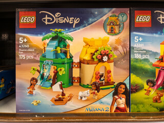 Obraz premium LEGO Disney Moanas Island Fun Playset for Kids