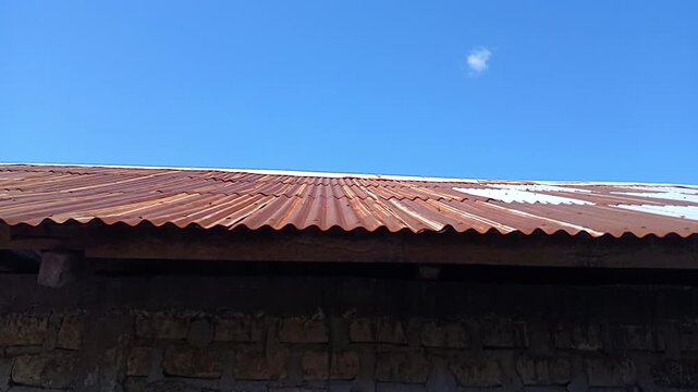 roof of the old house