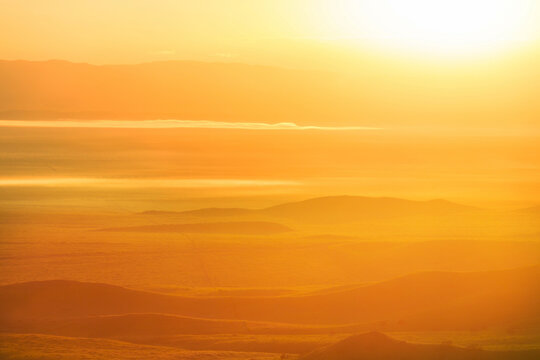 Mountains silhouette
