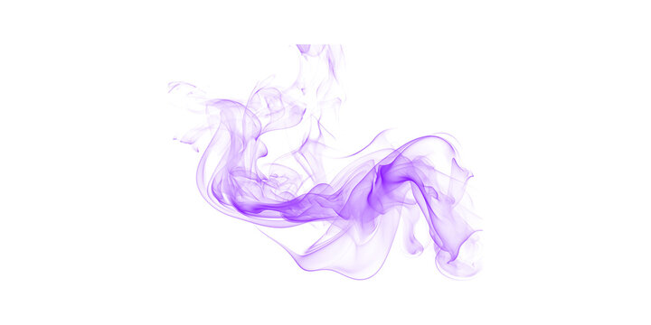 Purple smoke abstract background with swirling violet vapor clouds on black for mystic magic fog aesthetic design effect